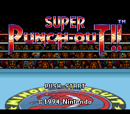 Super Punch-Out!! (Europe) Title Screen